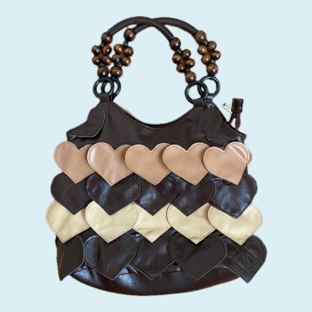 Delicious Brand Layered Hearts Bag